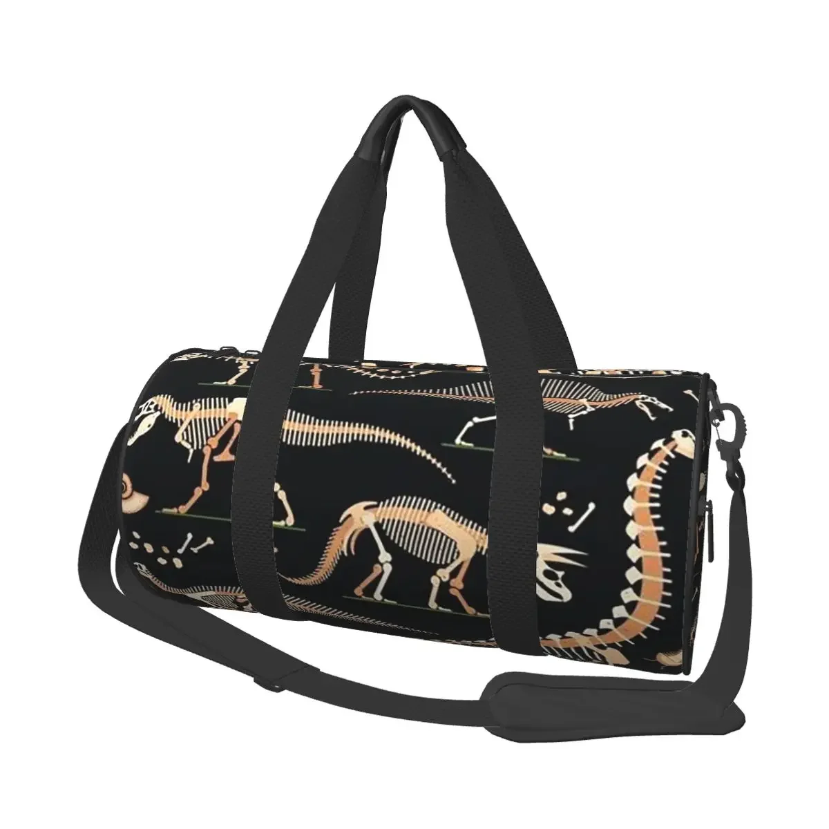 

Dinosaur Fossils Halloween Large Duffle Gym Bag Multi-Functional Duffle Travel Bags Handbags Fitness bag