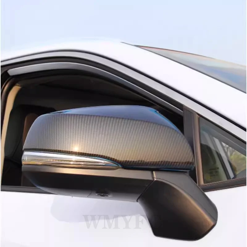 

Carbon Fiber Rearview Mirror Rear View Mirror Cover Decoration Modification for Toyota RAV4 2019-2024 Highlander 2022-2024