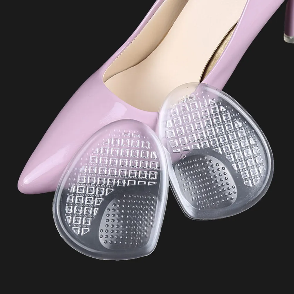 Almohadilla de gel para zapatos, plantilla acolchada para el empeine de mujeres, ideal para tacones altos, alivia la presión en el metatarso y los dedos, proporciona un confort rápido y un soporte adhesivo.
