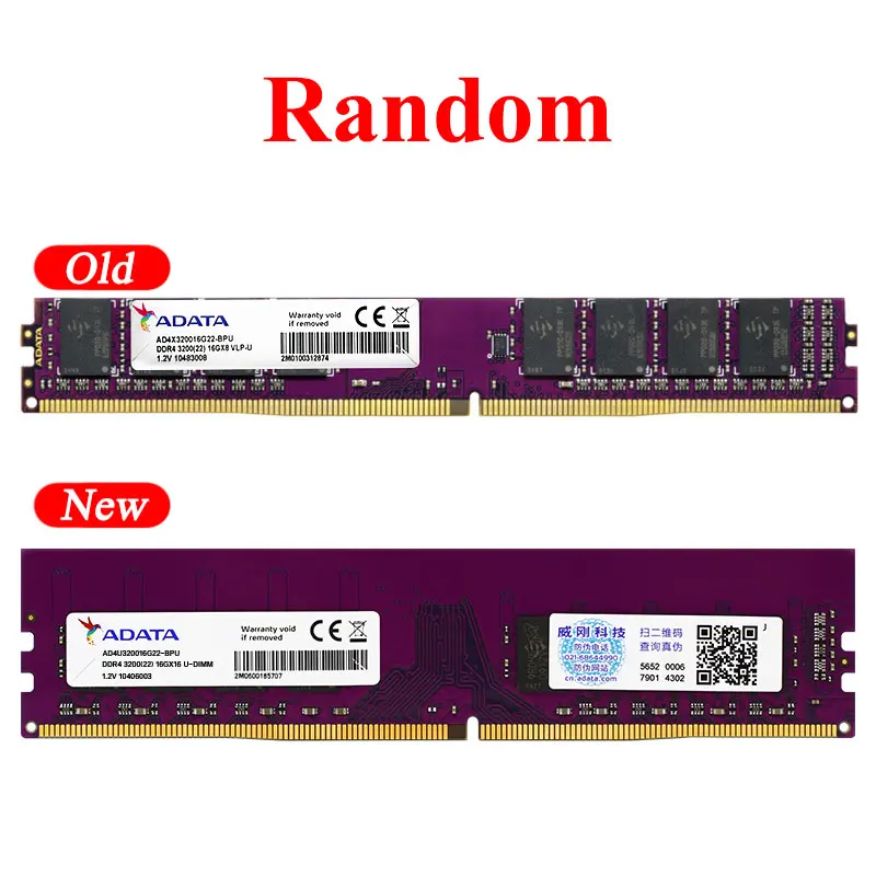 Imagem -06 - Memória Ram do Adata-ddr4 Desktop 2666mhz 3200mhz 8gb 16gb 32gb 1.2v 288-pin Sdram para o Computador