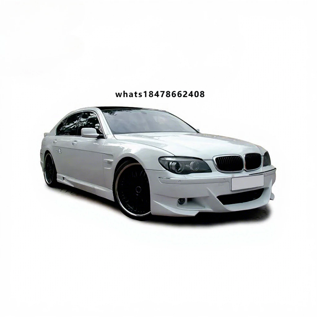 7er-Serie E65 E66 Upgrade PD-Style Karosserie-Kit Frontstoßstange Seitenschweller Heckspoiler Nebelscheinwerfer Bodykit