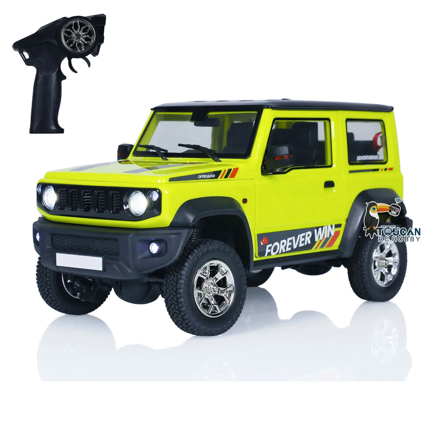 US Stock HG 4x3 1/16 Mini RC Crawler Car Upgraded Radio Control RTR Off-road Vehicle Toy Model Sound Light Smoke Model Gift