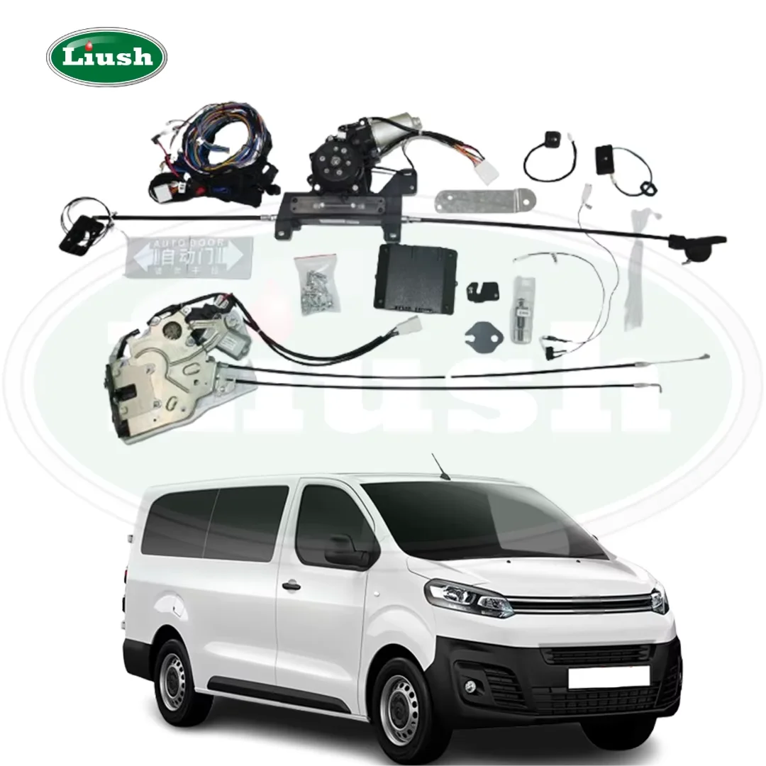 Новый автоматический механизм открывания средней боковой двери для Citroen Jumpy/Dispatch, дистанционное управление, раздвижная дверь с электроприводом для Opel Vivaro Van Mini Bus