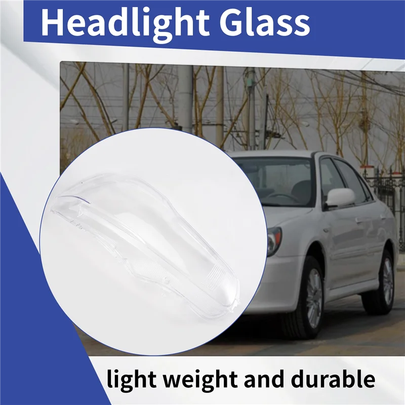 A03Q-Car العلوي قذيفة غطاء مصباح غطاء للعدسات الشفافة غطاء المصباح لميتسوبيشي لانسر EX 2010-2016 #4