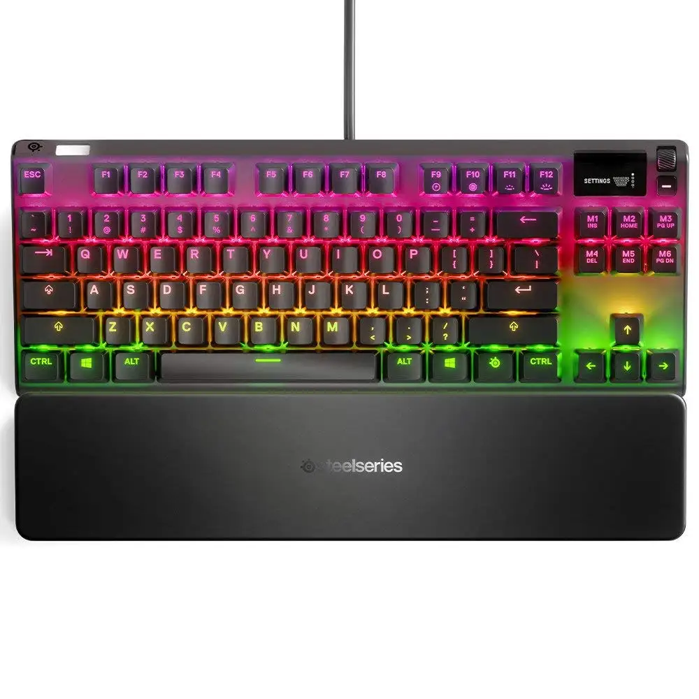 

Mechanical Gaming Keyboard with OLED Smart Display, Aircraft-Grade Aluminum, 16.8M RGB Per Key, US Layout