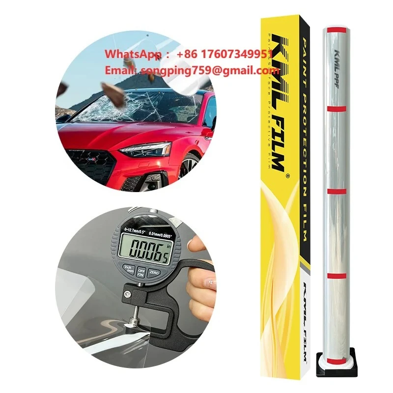 High Definition Luxury Self Healing UV Proof 6.5mil TPU Car Windshield Protection Film with Anti Scratch Privacy Protection Roll