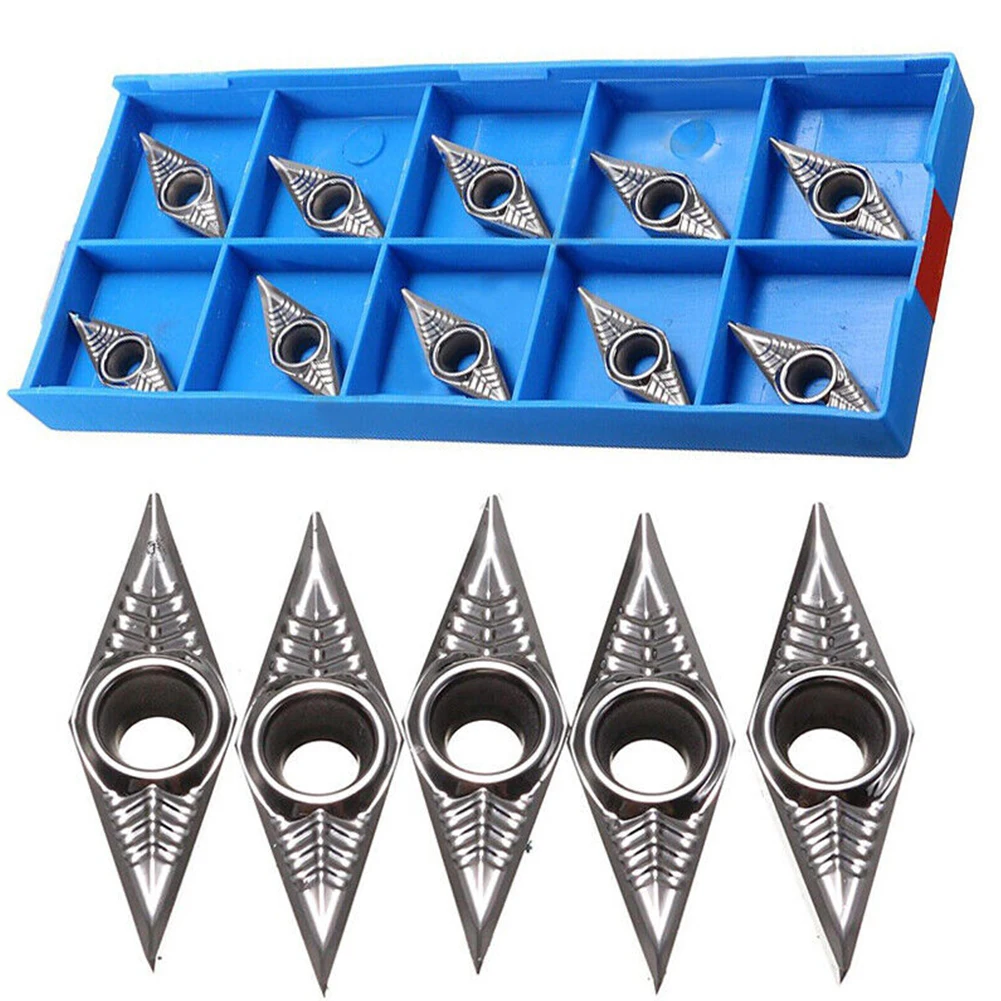 

VCGT160404 AK H01 VCGT331-AK Токарные инструменты Вставка С ЧПУ Внешний расточный станок Режущие пластины из карбида алюминия Вставка 10 шт./кор.