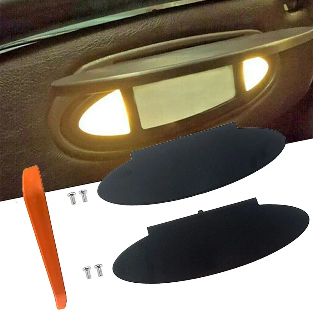 Carhome 2 Uds Parasol De Coche Panel De Sombrilla Cubierta De Espejo De Tocador Para Porsche 911 996 997 Accesorios Interiores De Coche Nuevo / Piezas Interiores