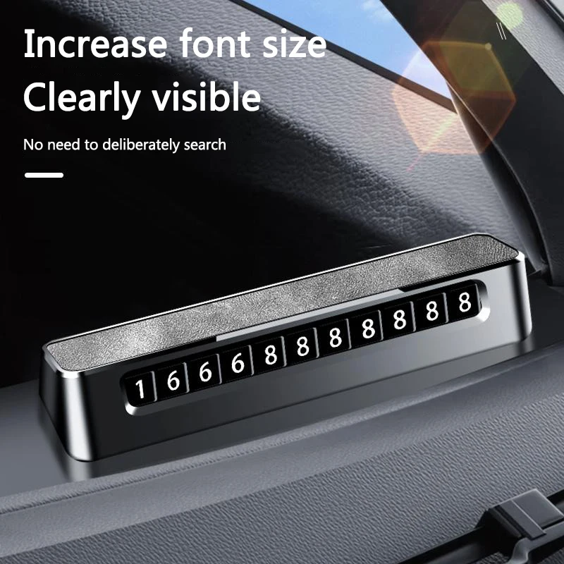 High Quality Car Temporary Parking Card Phone Number Card For BMW Series X1 X3 X4 X6 E90 E91 I3 I4 F30 F48 F30 F10 E30 E34 F02 - view 5