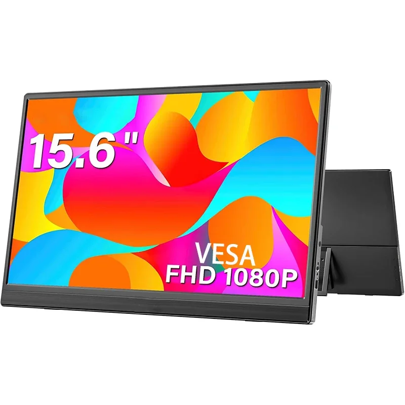 شاشة LNOVAON المحمولة مقاس 15.6 بوصة USB-C HDMI شاشة خارجية متوافقة مع Xbox Switch Laptop Extension Mobile