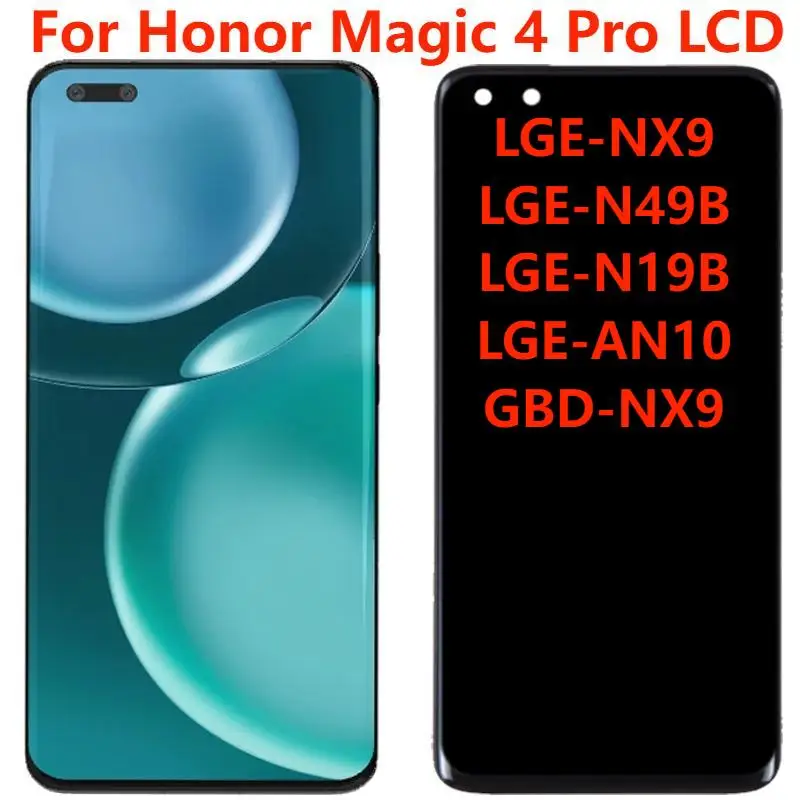 For Huawei Honor Magic 4 Pro LGE-NX9 LGE-AN10 LCD Display With Frame 6.81