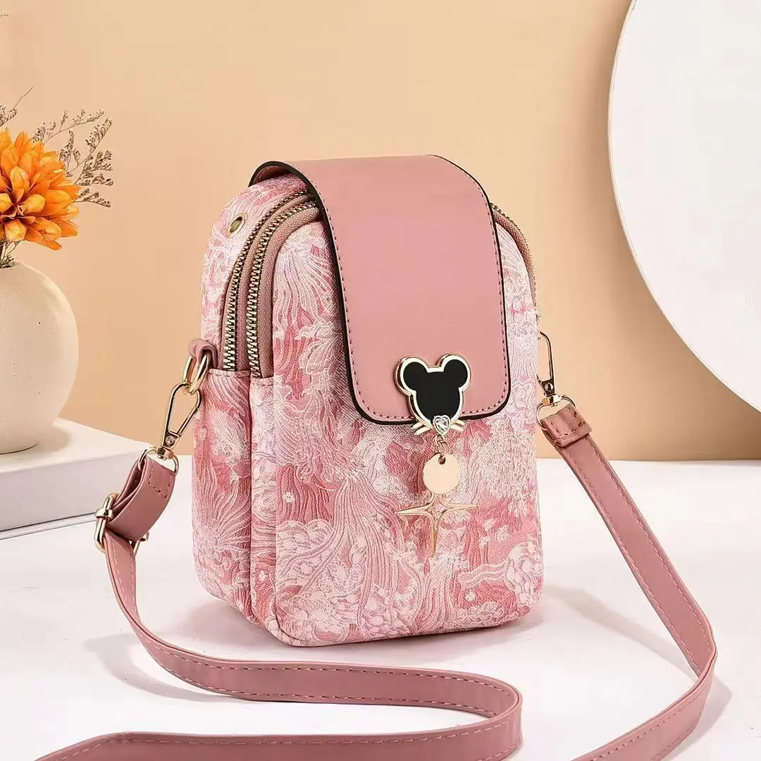 Disney Cartoon Mickey mouse Shoulder Bag Women\'s Summer Phone Bag Fashion Mini crossbody bag