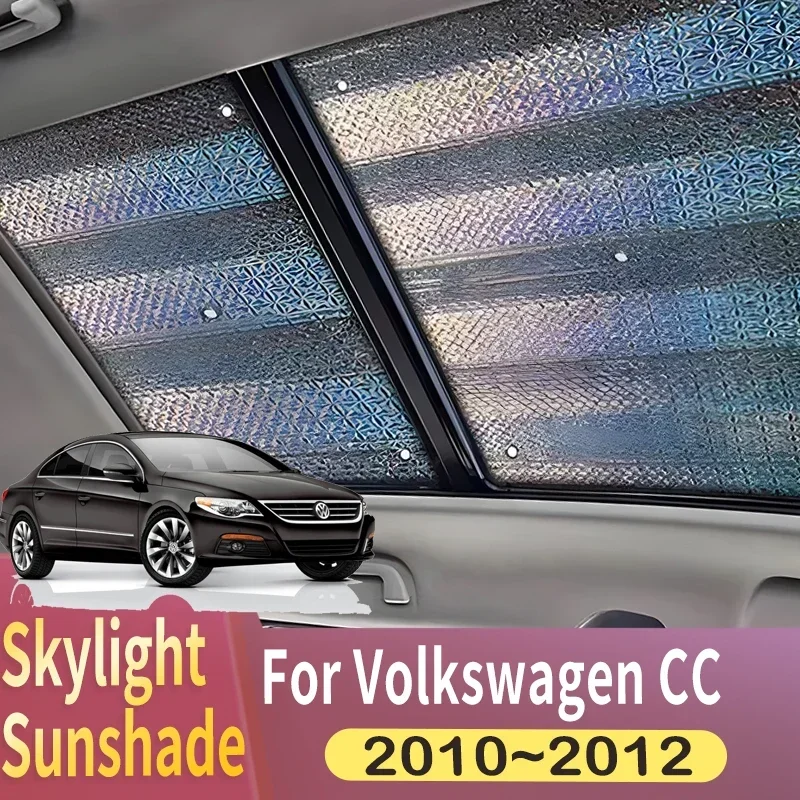 

Sunroof Sunshade Suitable For Volkswagen VW Passat CC 2010~2012 2011 Car Panoramic Roof 1X Heat Shield Window Sunshade Anti-UV