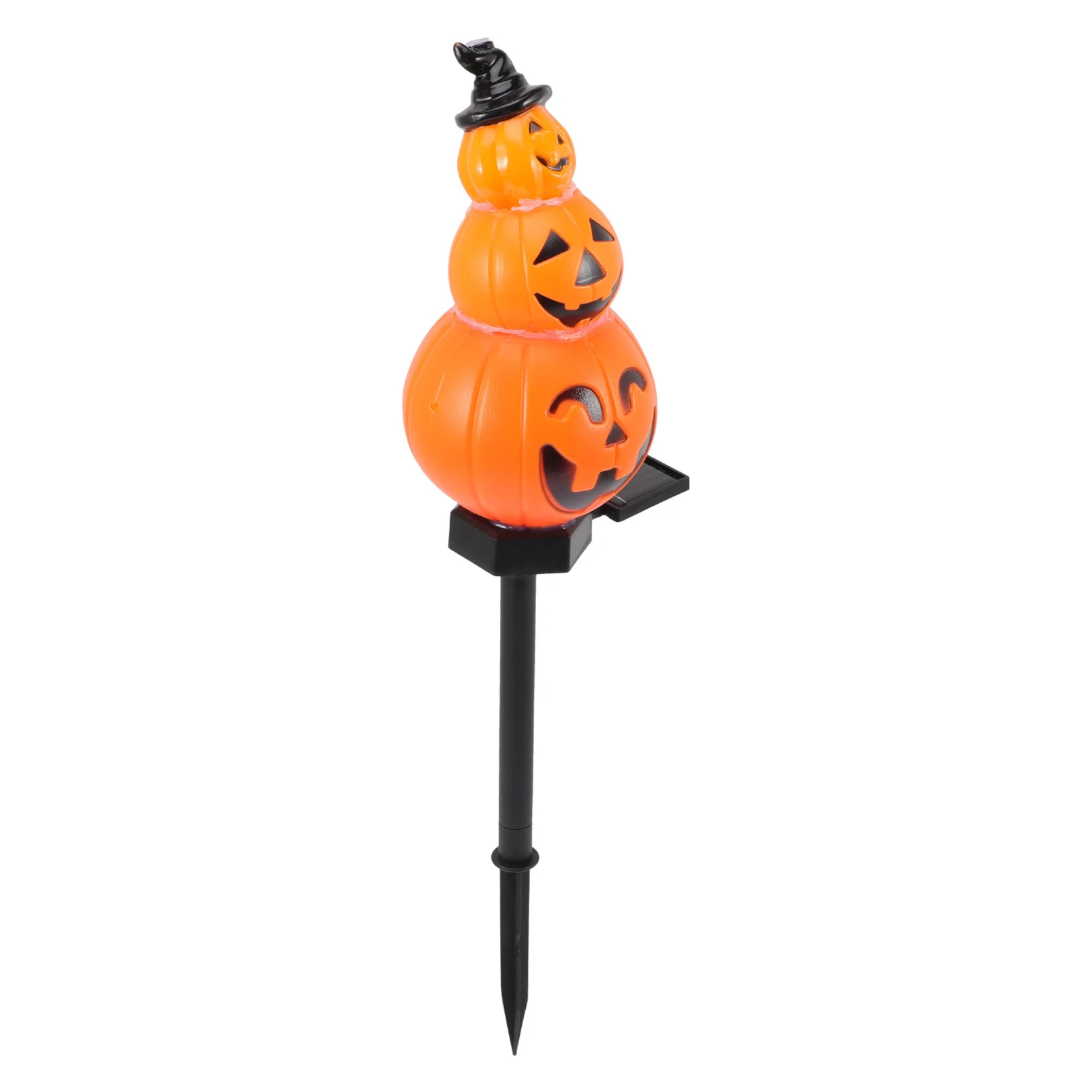 هالوين الديكور في الهواء الطلق ضوء اليقطين الشمسية حصة مصباح دائم البلاستيك مهرجان المناظر الطبيعية الشمسية هالوين اليقطين الخفيفة #3