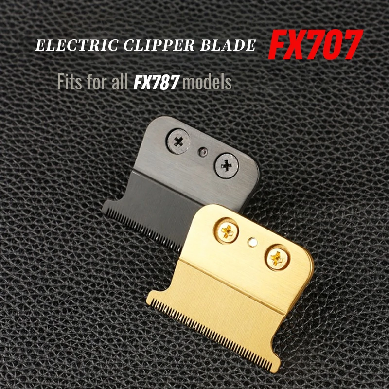 Barbershop FX707 Gold Metel T-Blade Professional Barberlogy Replacement Blade For Babyliss Hair Trimmer FX787 FX726 FX787Z