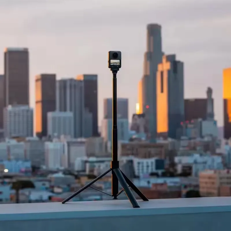New Osmo 1.6m Tripod Selfie Stick wide-angle capture. Lightweight, durable, and unfolds quickly for easy use for DJI Osmo 360