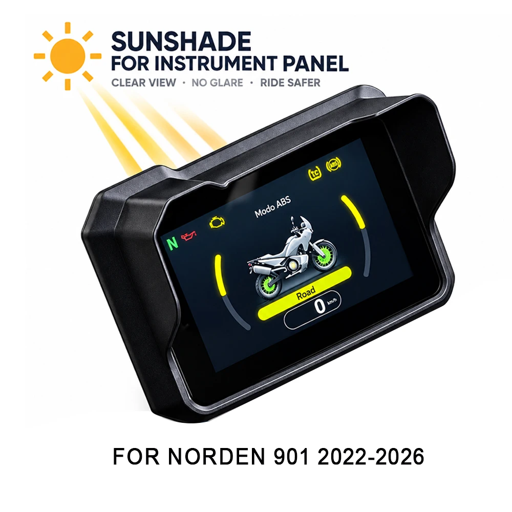FOR norden 901 Norden 901 2021-2026 Sun Visor Cover Instrument Screen Sunshade Guard Protection Dashboard