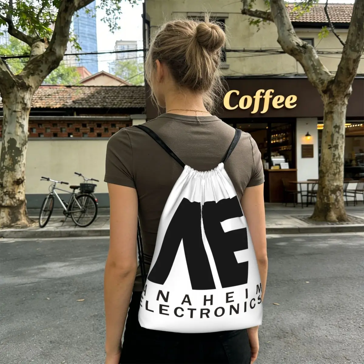 Anaheim Electronics Backpacks Fashion Drawstring Bags Sundries Bag Book Bags for Man Woman School