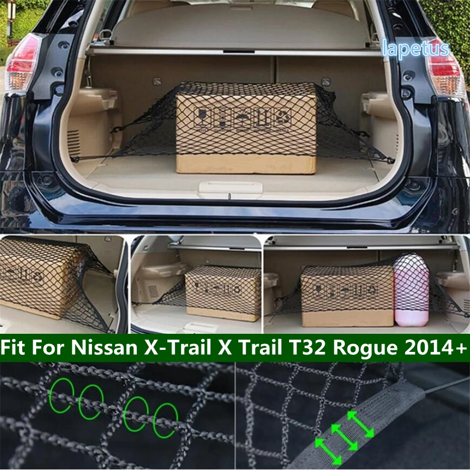 

Trunk Rear Storage Cargo Luggage Mesh Net Holder Cover Fit For Nissan X-Trail X Trail T32 Rogue 2014 - 2020 Car Accessories