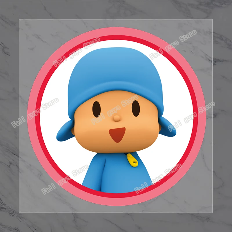 Pocoyo Wärmeübertragungsaufkleber Niedliches Elly Pato Shirt DIY Dekoration Applikation Cartoon Bügelaufkleber Lustiges Geburtstagsgeschenk – Detail 7