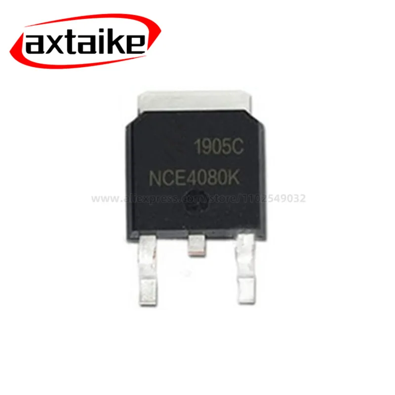 10 pz NCE4080K TO-252 DPAK SMD 80A 40V N-Channel Enhancement Mode MOSFET di potenza