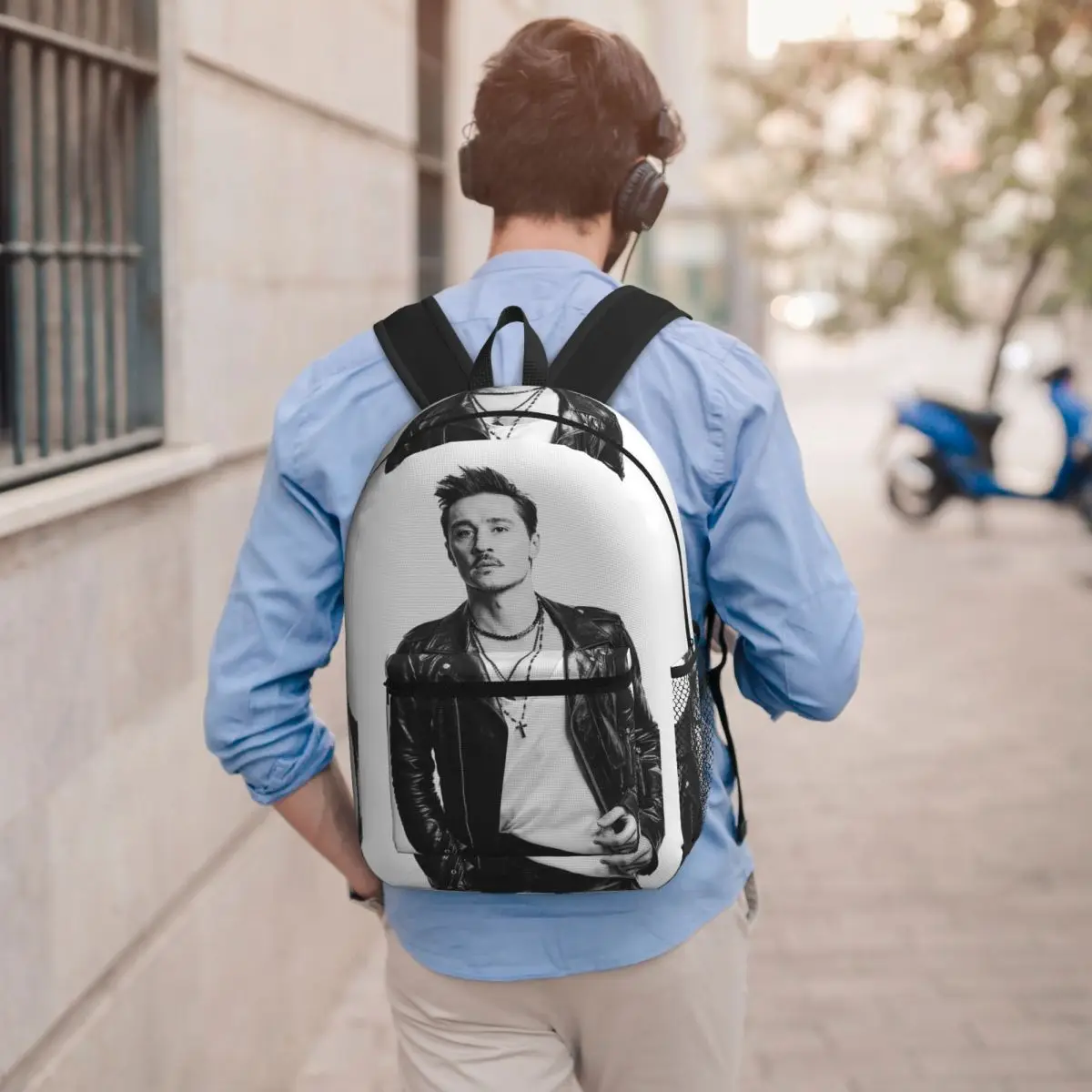 

Hearmny Dima Bilan Backpack Boys Girls BookBag Kids School Bag Laptop Shoulder Bags for Men Women