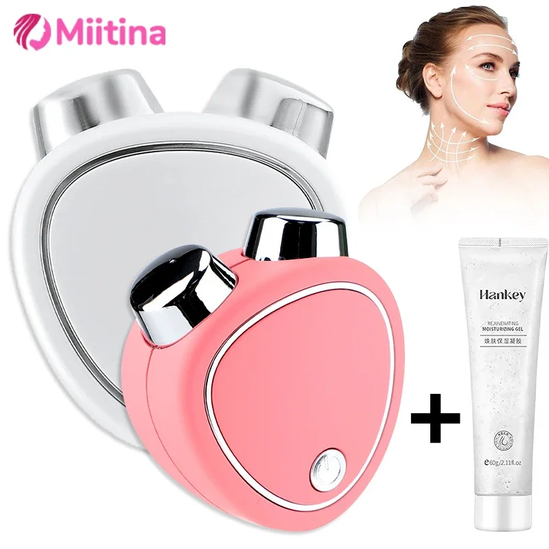 

Mini Micro-Electric Facial Beauty Instrument Portable Dual-Head Massage Skin Care Thin Chin V Face Firming Massager Anti Wrinkle