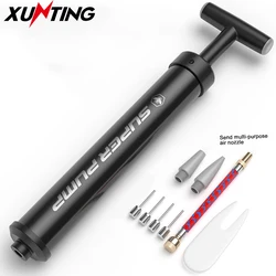 Xunting Pedal MTB Bicycle Pump MTB Bike Ball Air Pump InflatorSchrader Bicycle Pumps Compact Inflation Accessories for Swimming