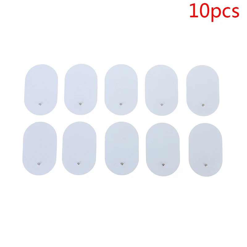 Silicone Gel Eletrodo Substituição Pads para Massageadores, Substituição, Pacote, Frete Grátis, 10Pcs