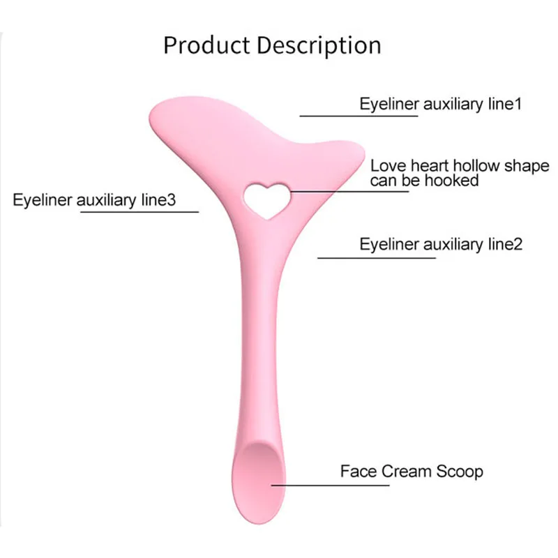 El sombra de ojos del delineador de ojos del maquillaje del silicón ayuda los artefactos portátiles del maquillaje