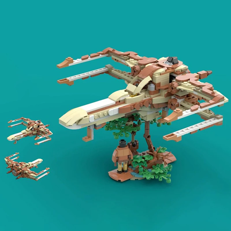 

MOC Science Fiction Movie (STAR BATTLE) X - Wing Starfighter Series Building Blocks Model Children Festival Gifts