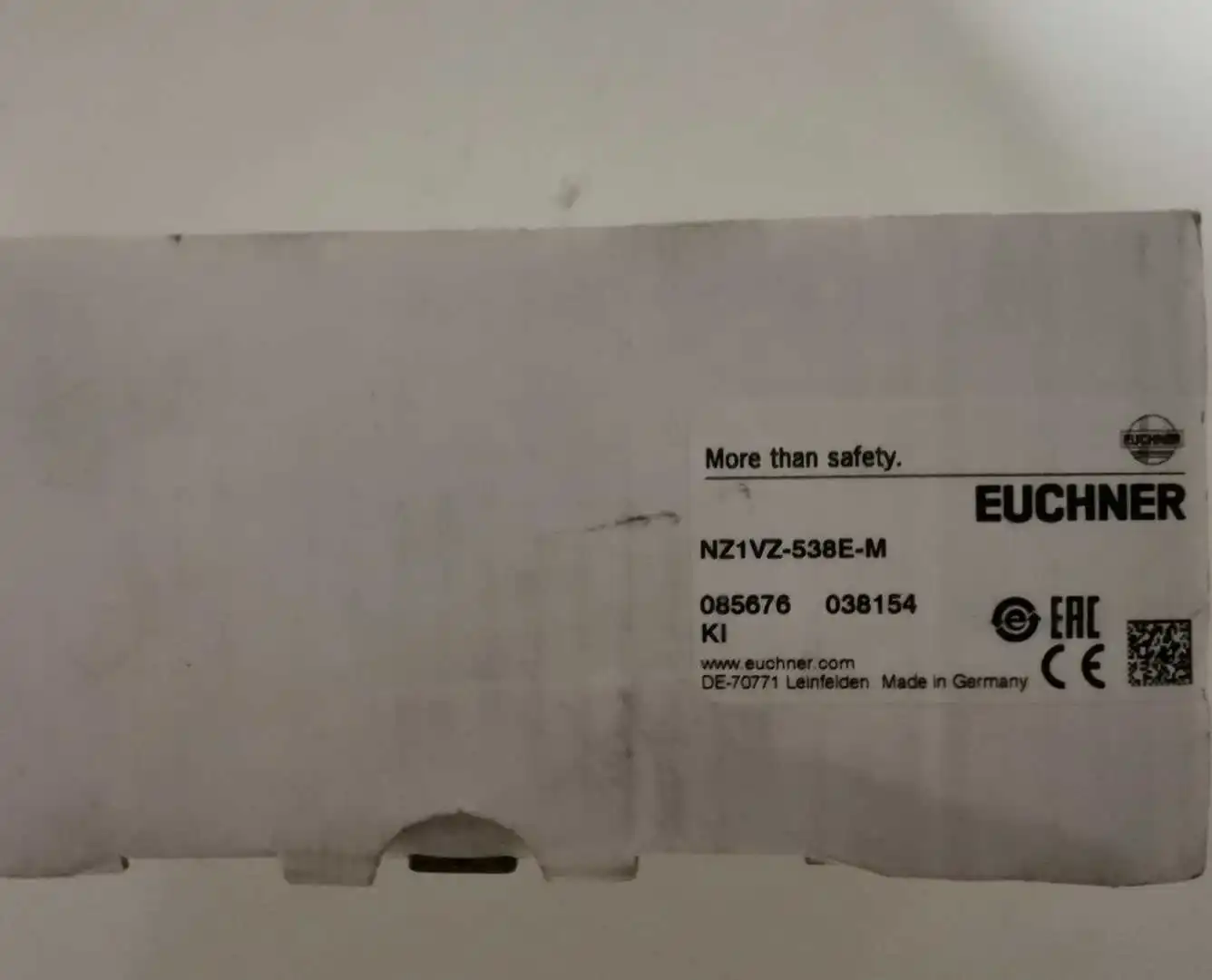 EUCHNER-Security Door Lock, NZ1VZ-538E-M 085676, Novo, original