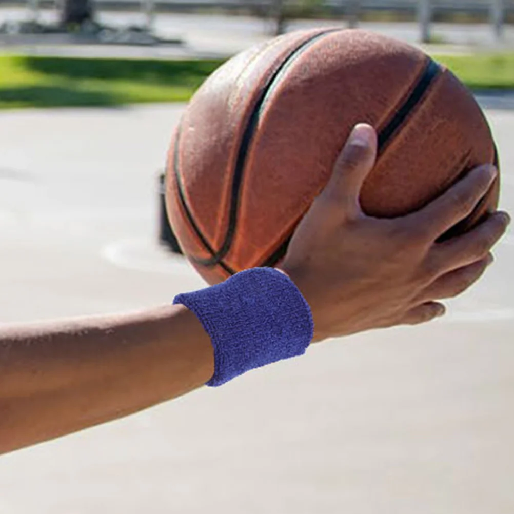 

6pcs Wrist Brace Support Sweat-Absorbing Elastic Wristbands For Sports Fitness Yoga Running Tennis Workout Protection Gear