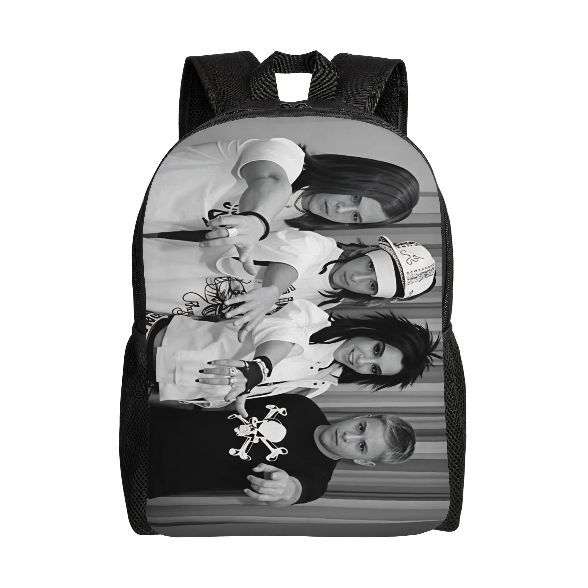 Tokio Hotel Bill Tom Kaulitz  Backpack  Outdoor Backpacks Women Casual High School Bags Designer Pattern Rucksack