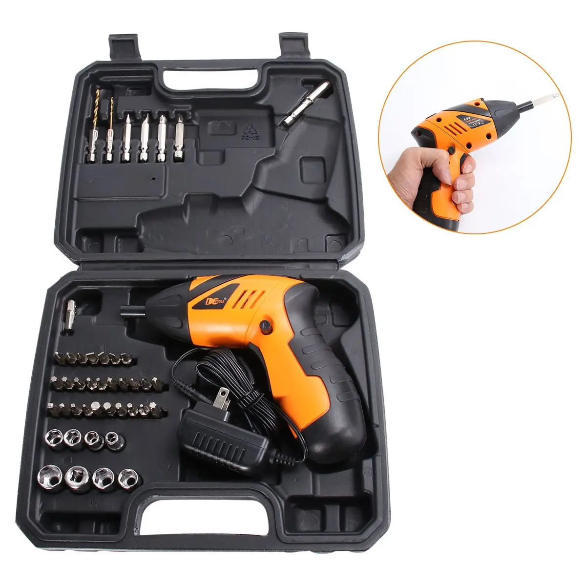 Mini Electric Drill Set 12V Rechargeable Power Screwdriver Small Handheld Tool Kit Storage Box Home Repair DIY Project