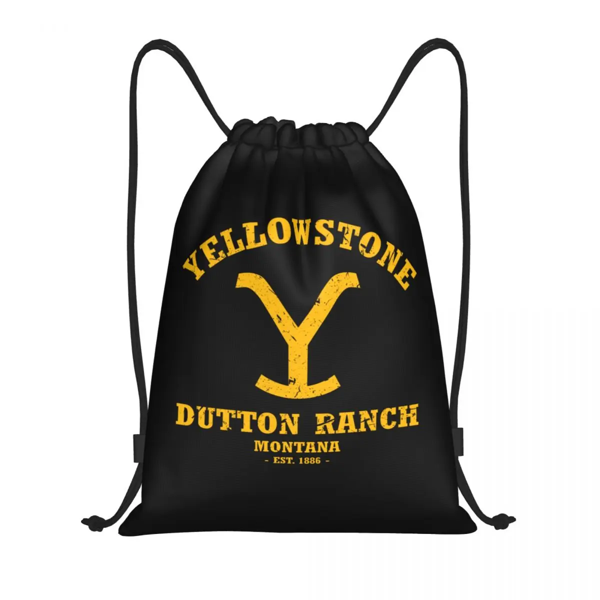 Dutton-Drawstring Mochila para Homens e Mulheres, Saco Esportivo Dobrável, Saco De Cordão, Saco De Treinamento De Ginásio