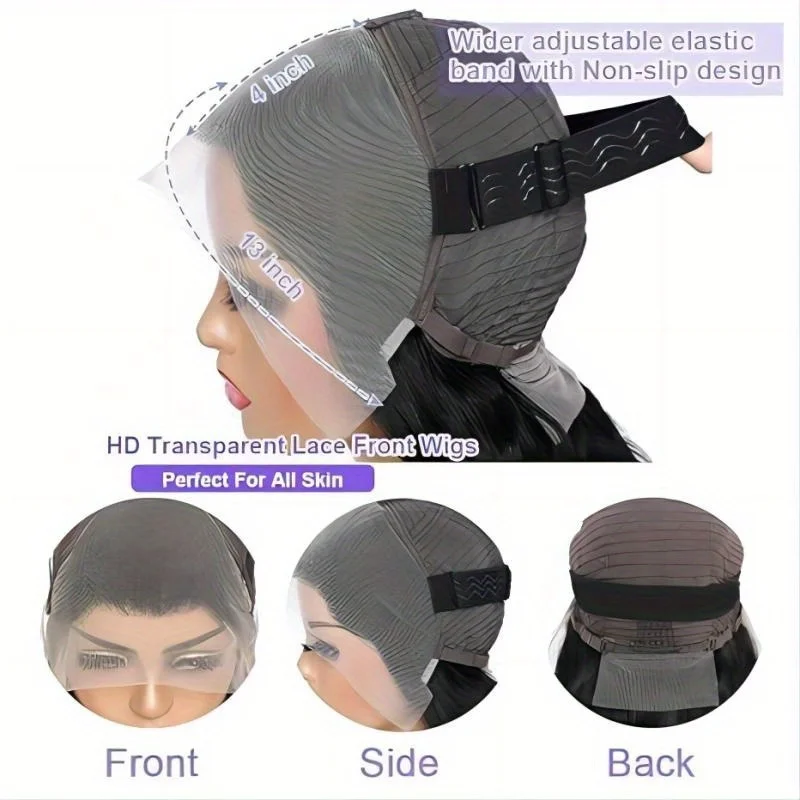 مجعد HD 13x6 فضفاض موجة عميقة 250% 42 بوصة الدانتيل الجبهة خصلات الشعر المستعار الإنسان شفافة 13x4 الدانتيل الباروكة الأمامية 5x5 البورمية شعر ريمي #5