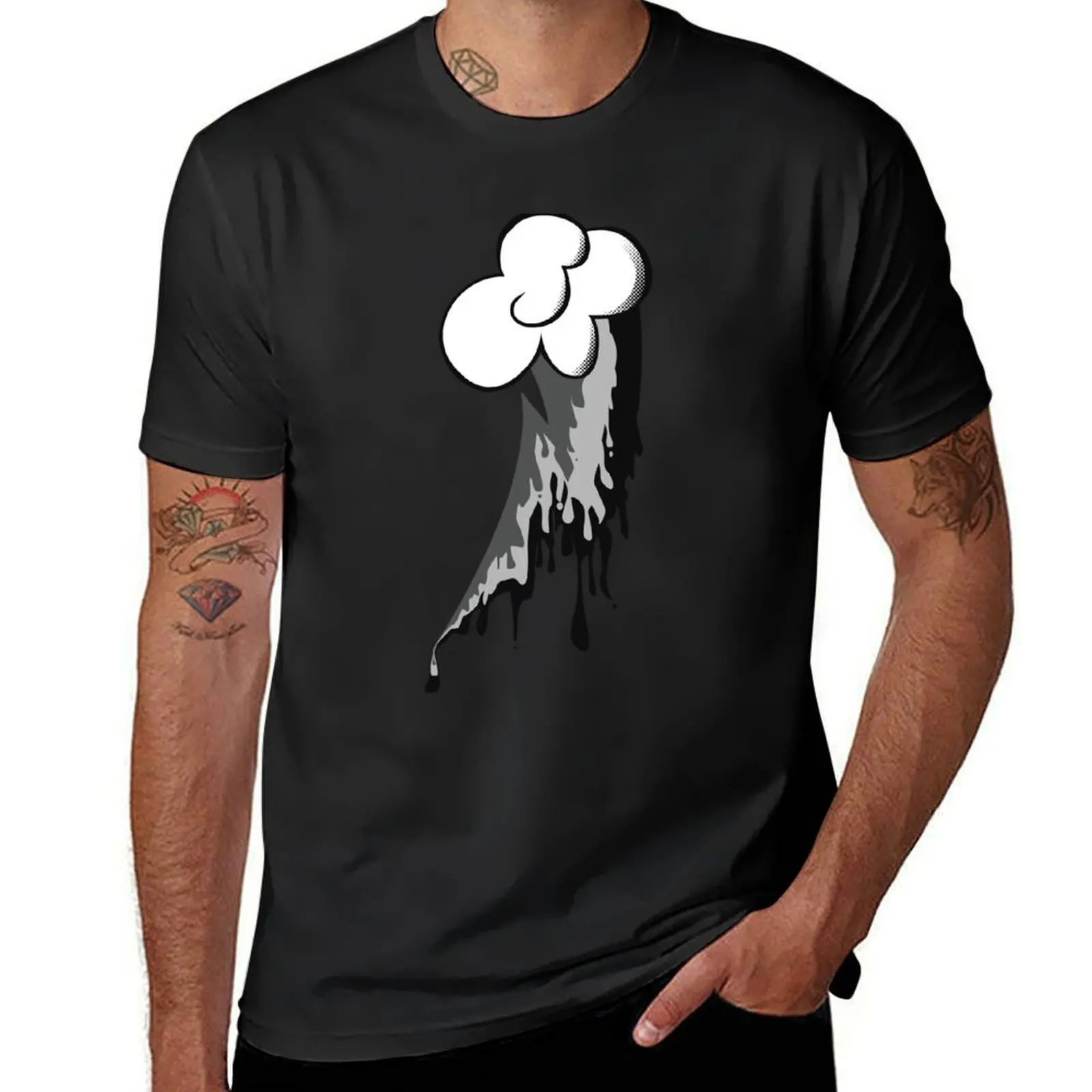 

Monochrome Dash T-Shirt shirts graphic plus sizes custom shirt tshirts personalised men t shirts