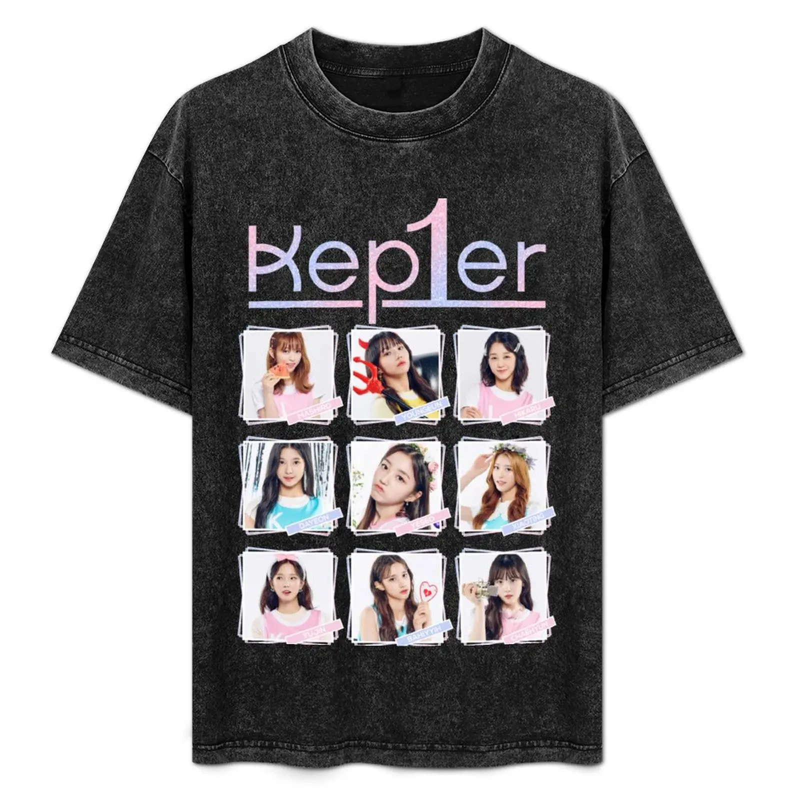 

Kep1er T-Shirt Basic Casual Short Sleeve Cotton Shirt