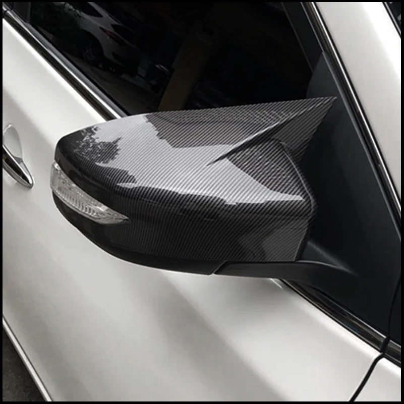 For NISSAN Altima 2013-2017 Sentra/Sylphy 2016-2019 Car Rearview Side Mirror Cover Wing Cap Exterior Door Trim Adhesive Sticker