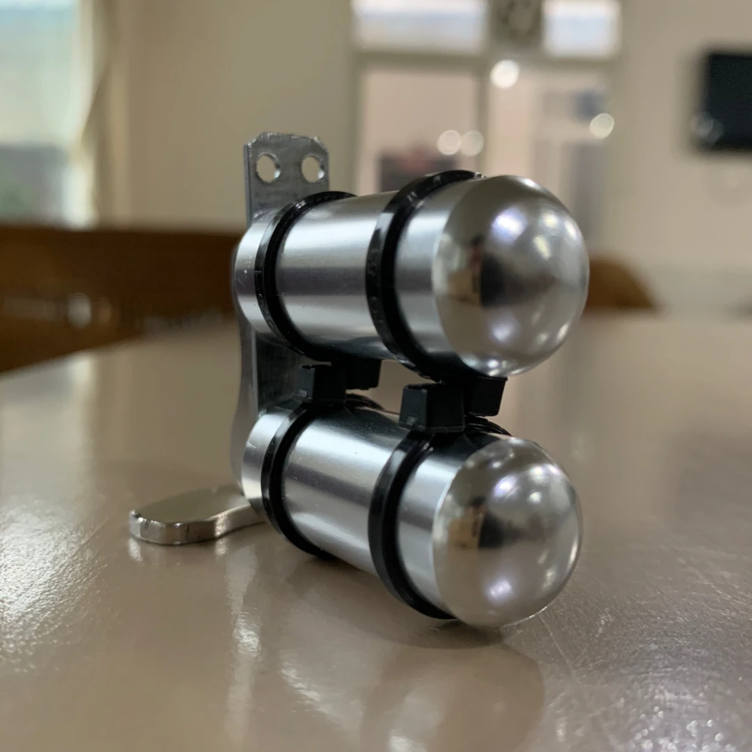 

Aluminum Alloy Double Gas Tank Decoration for 1/14 Tamiya RC Truck SCANIA 770S VOLVO Mercedes-Benz ACTROS 3363 MAN Toy Car Parts