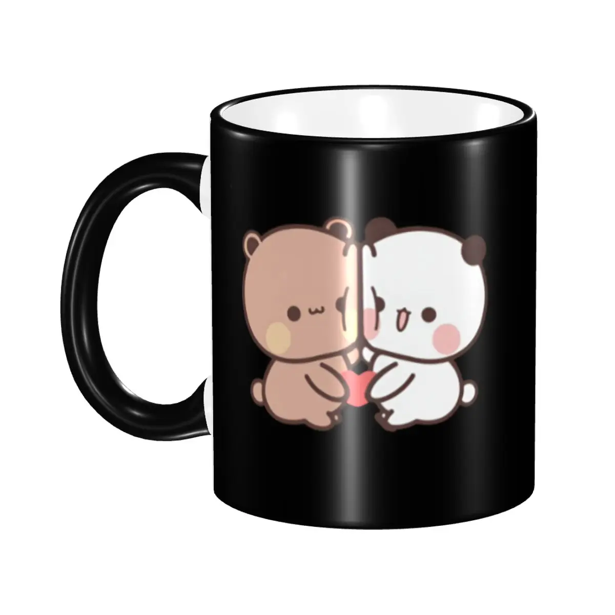 

Custom Cute Emoticon B-Bubus D-Dudus Coffee Mugs DIY Kawaii Cartoon Bear Ceramic Tea Milk Mug