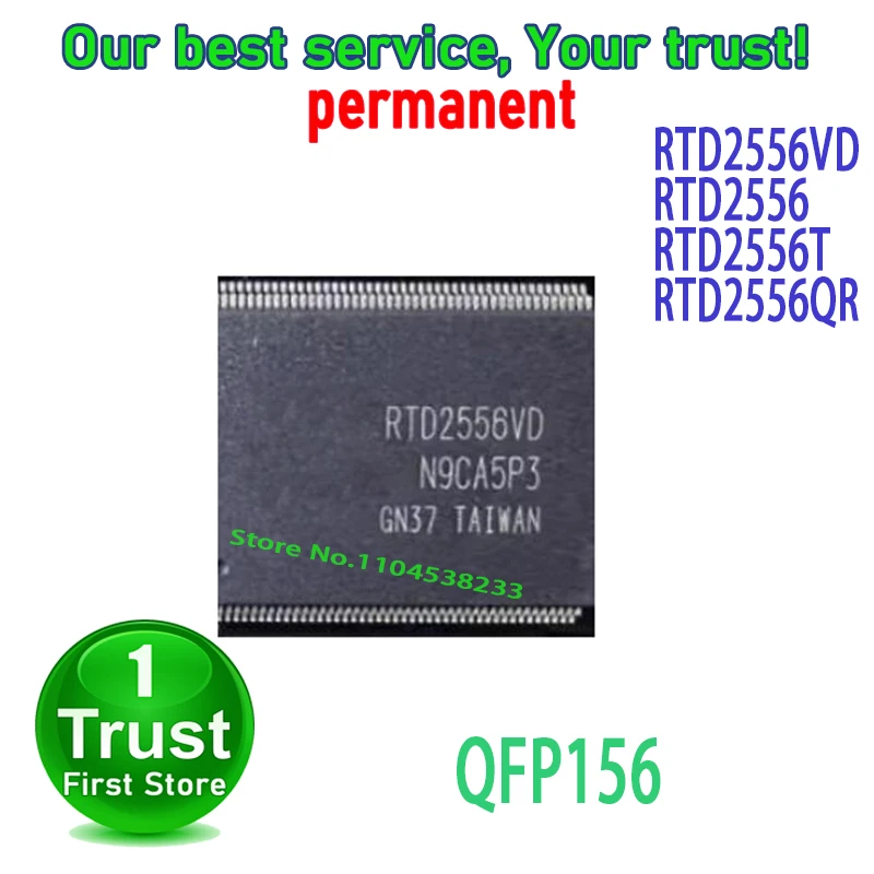 5PCS/LOT RTD2556VD RTD2556 RTD2556T RTD2556QR QFP156 NEW and Original in Stock