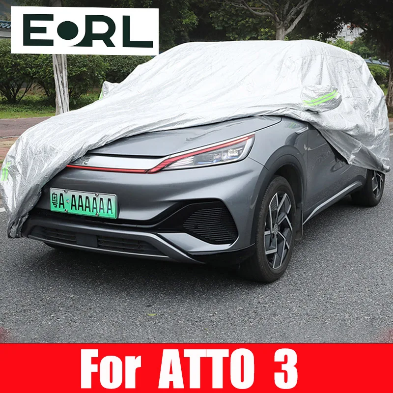 

Car Covers Outdoor Full Auot Cover Sun UV Snow Dust Resistant Protection Cover for SUV For BYD ATTO 3 2022 2023