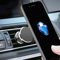 Magnetic Car Phone Holder 360°Rotatable Vacuum Magnetic Phone Holder Mount Air Vent Car Accessories Universal For Mobile Phones
