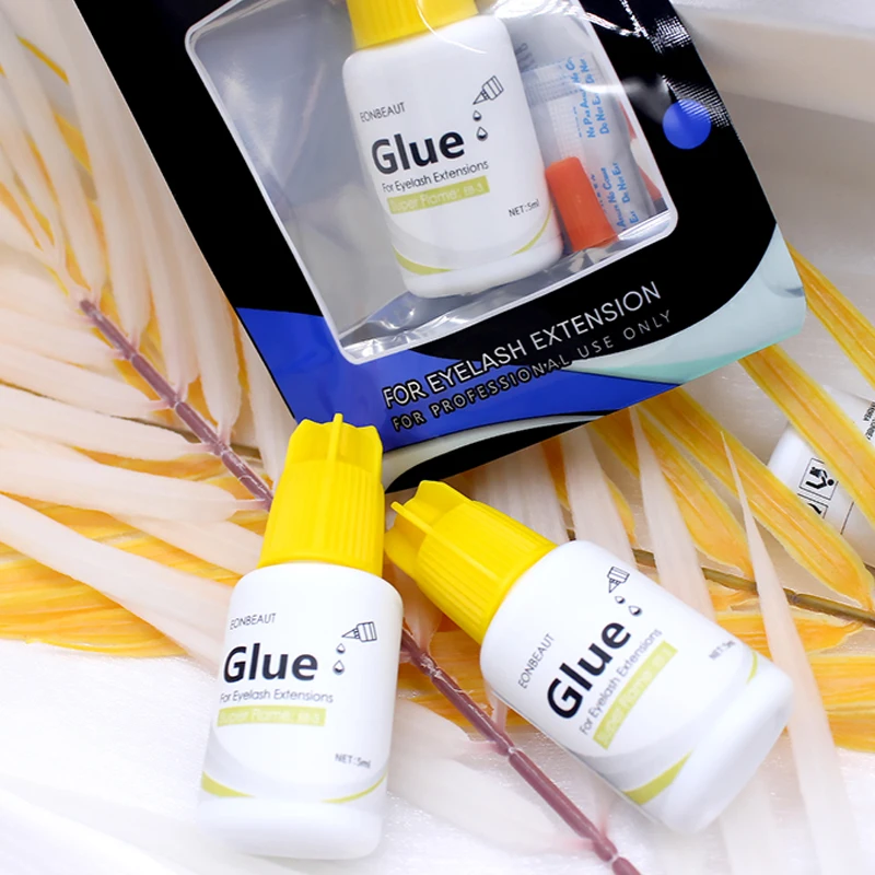 IGLUE EONBEAUT EB-3 Eyelash Extensions Supplies Glue 5ml Yellow Cap Adhesive Makeup Beauty Health Tools Korea Lava Lash