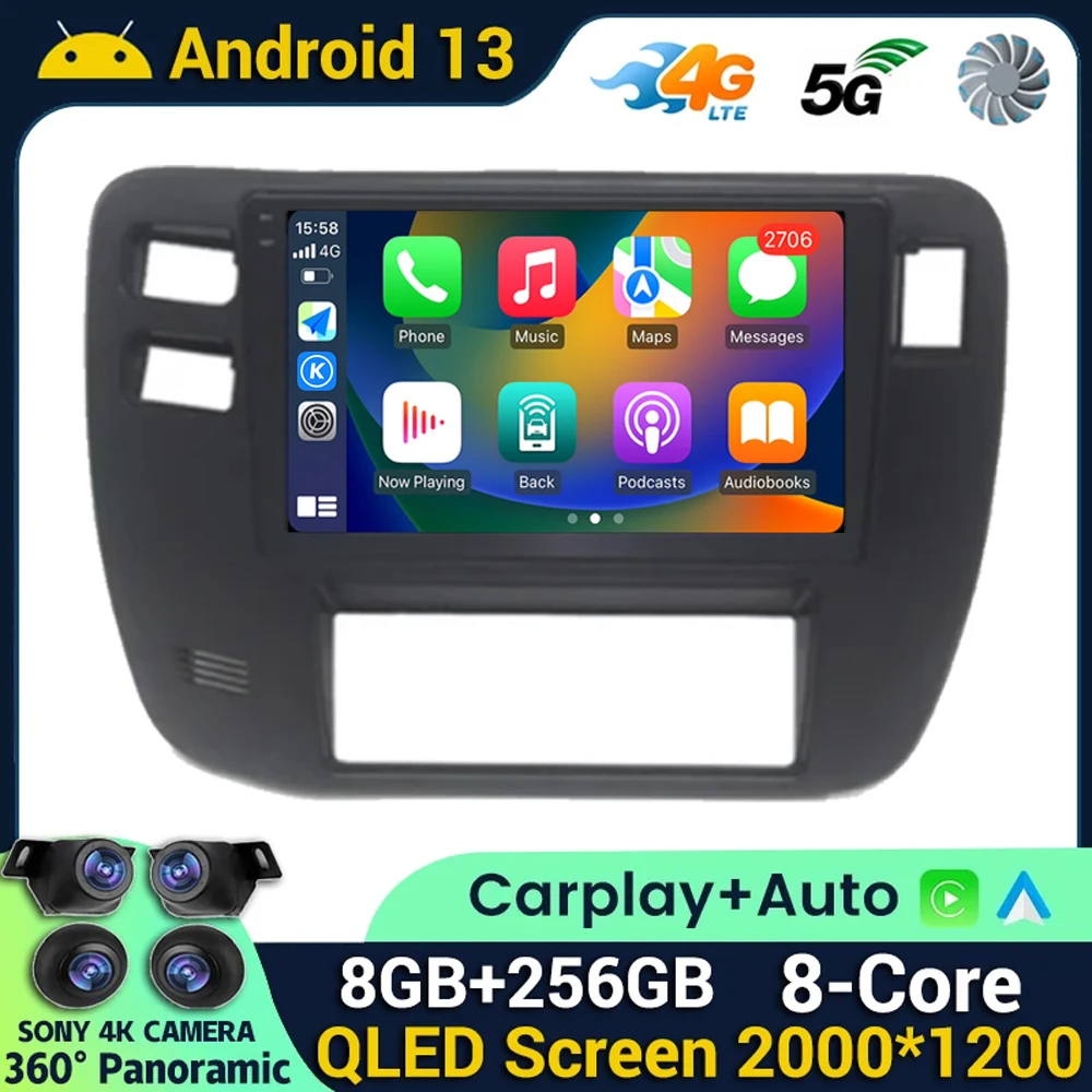 

Android 13 для NISSAN патруль 1997 1998 1999 2000 2001 2002 2003 2004 2005 GPS навигация мультимедийный плеер авторадио