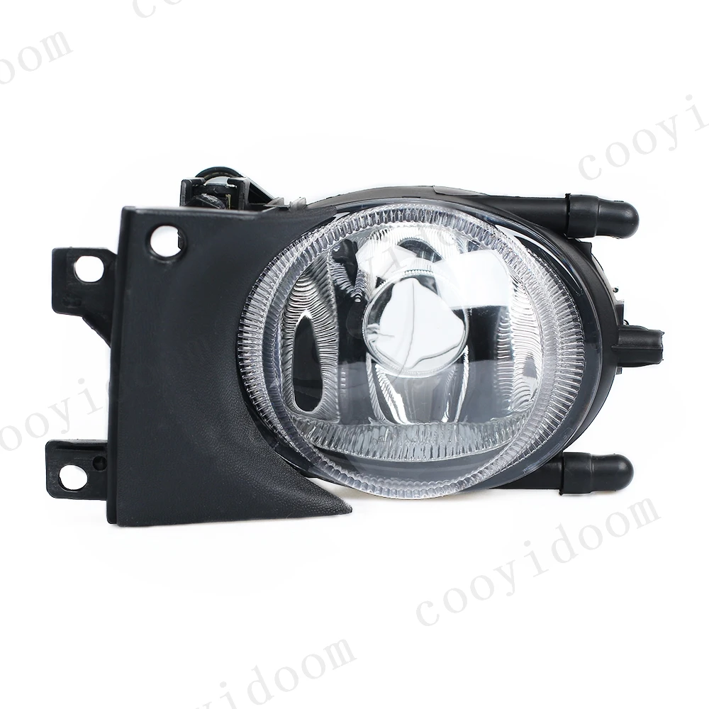 Car Front Fog Light With Bulbs Replacement Kit For BMW E39 1999 2000 2001 2002 2003 2004 Fog Lamp Assembly Headlight