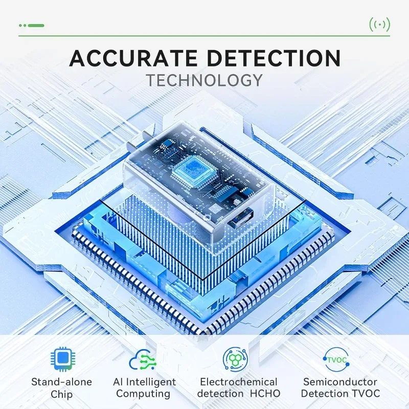 JMS11 Indoor Formaldehyde Detector,Tester for Indoor Air Pollution Detection - Confined Space Test Air Quali