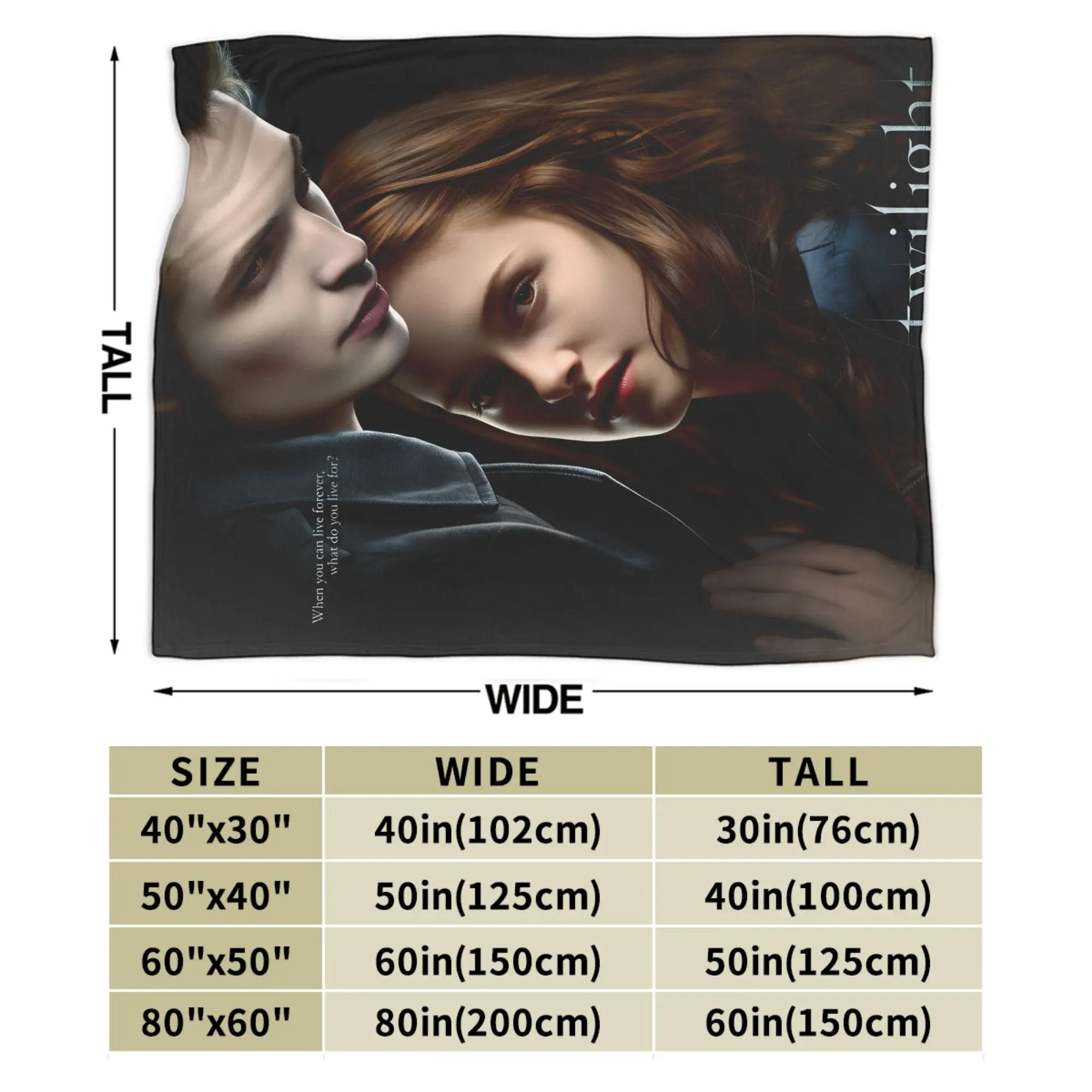 ديكور إدوارد البطانيات الدافئة الناعمة الشفق ساغا الاطفال الكبار أفخم رمي بطانية رقيق الأريكة السرير الفانيلا المفرش أريكة سرير